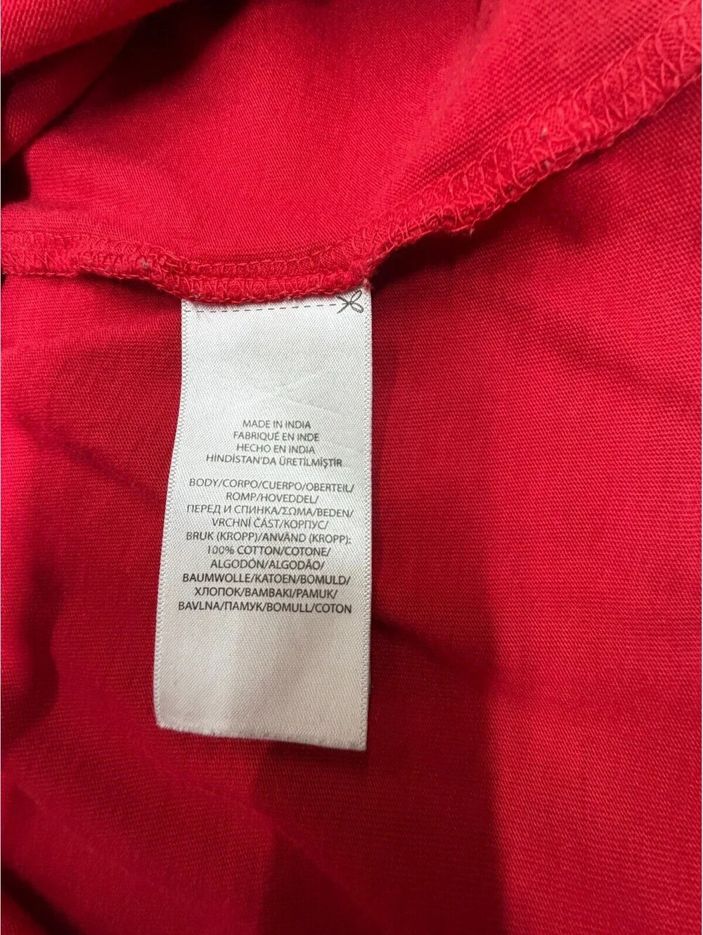 Polo Ralph Lauren Boy's T-Shirt Short Sleeve Cotton Colorblock Size S Red Blue